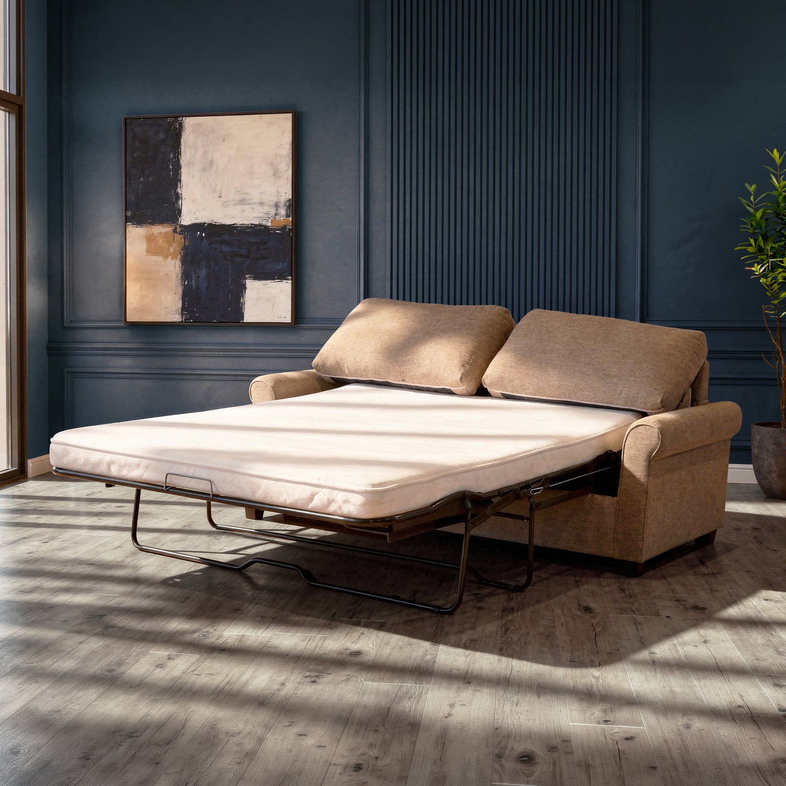 Briar Queen Sleeper Sofa - Brown