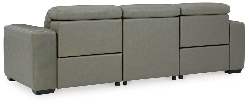 Correze 3-Piece Power Reclining Sectional Sofa - Gray (6)