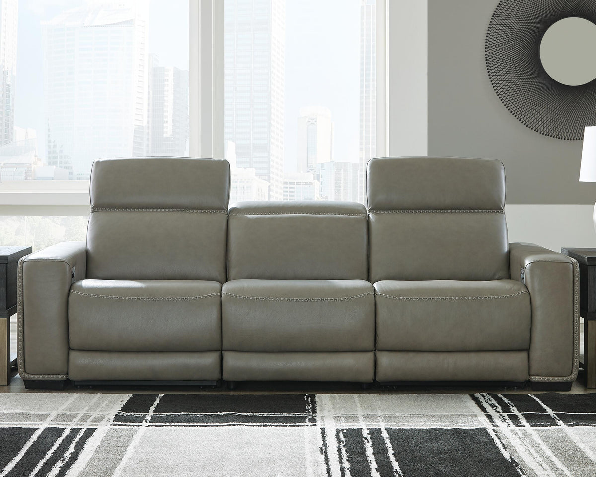 Correze 3-Piece Power Reclining Sectional Sofa - Gray (2)