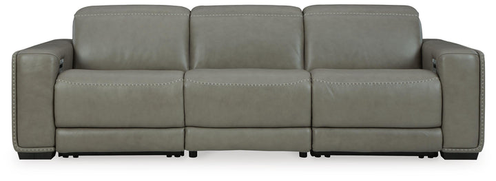 Correze 3-Piece Power Reclining Sectional Sofa - Gray (1)