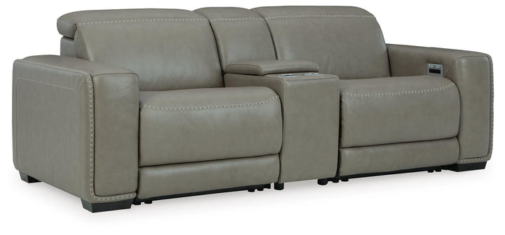 Correze 3-Piece Power Reclining Sectional Loveseat - Gray (1)