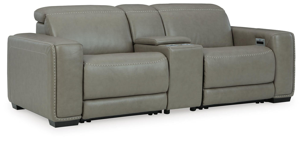Correze 3-Piece Power Reclining Sectional Loveseat - Gray (1)