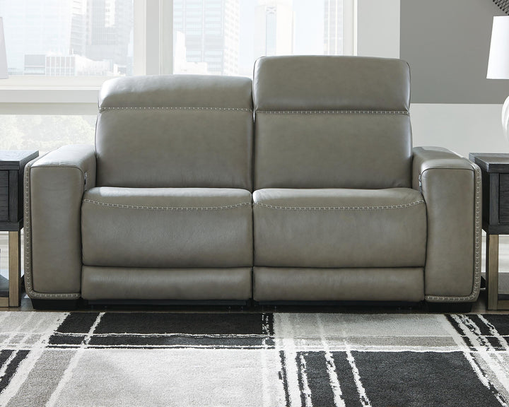 Correze 2-Piece Power Reclining Sectional - Gray (2)