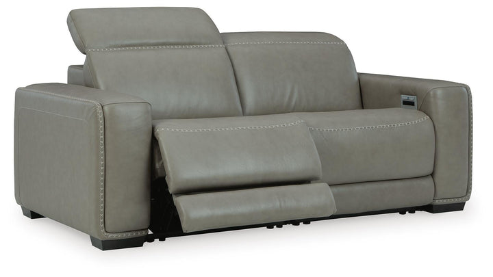 Correze 2-Piece Power Reclining Sectional - Gray (3)