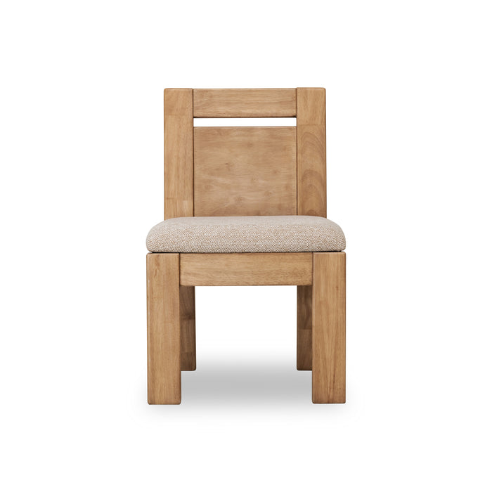 Nia Chenille Upholstered Dining Chair - detail view 1