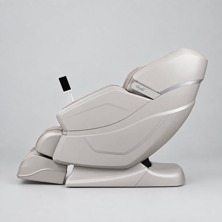 Side profile layout showcasing the space-saving wall-hugger track