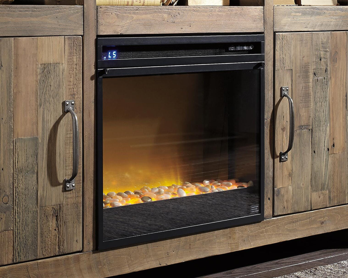 Entertainment Accessories Electric Fireplace Insert - Black (2)