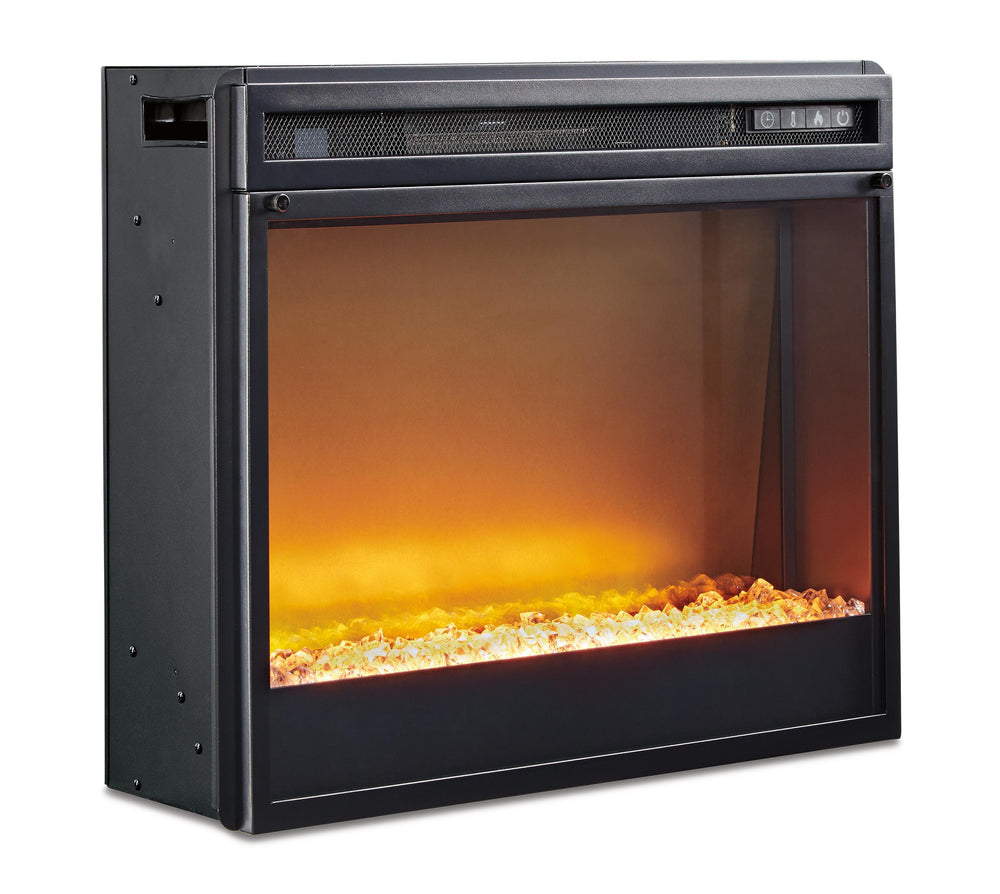 Entertainment Accessories Electric Fireplace Insert - Black (7)