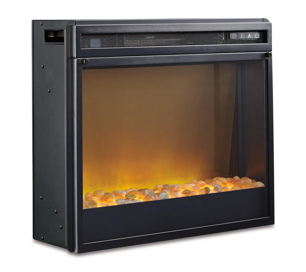 Entertainment Accessories Electric Fireplace Insert - Black (6)