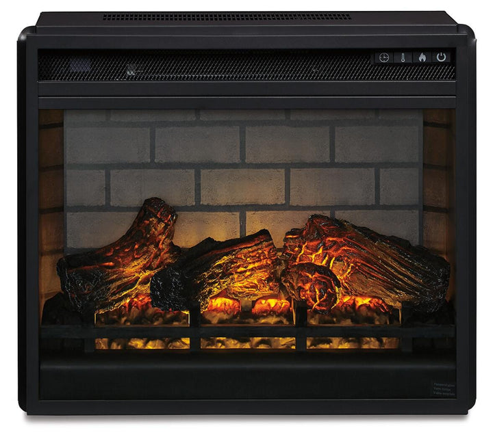 Entertainment Accessories Electric Infrared Fireplace Insert - Black (1)