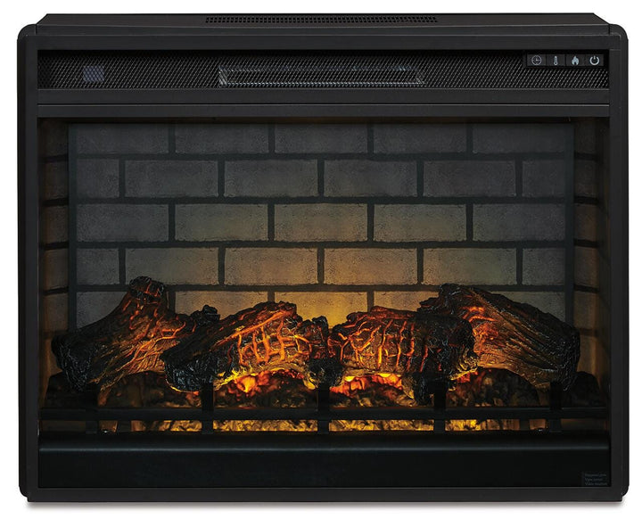 Entertainment Accessories Electric Infrared Fireplace Insert - Black (2)
