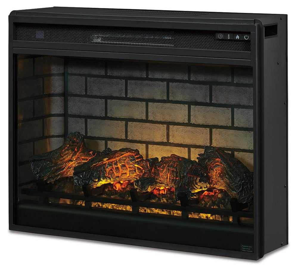 Entertainment Accessories Electric Infrared Fireplace Insert - Black (3)