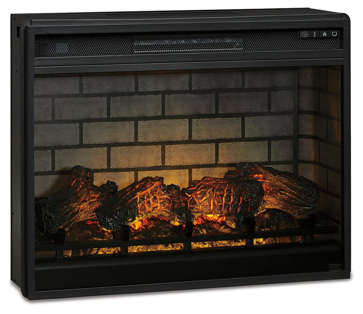 Entertainment Accessories Electric Infrared Fireplace Insert - Black (1)