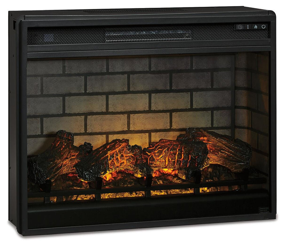 Entertainment Accessories Electric Infrared Fireplace Insert - Black (1)