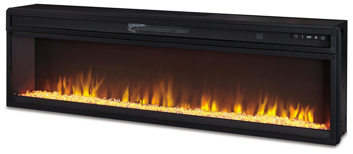 Entertainment Accessories Electric Fireplace Insert - Black (5)