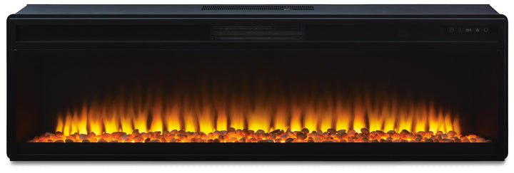 Entertainment Accessories Electric Fireplace Insert - Black (3)