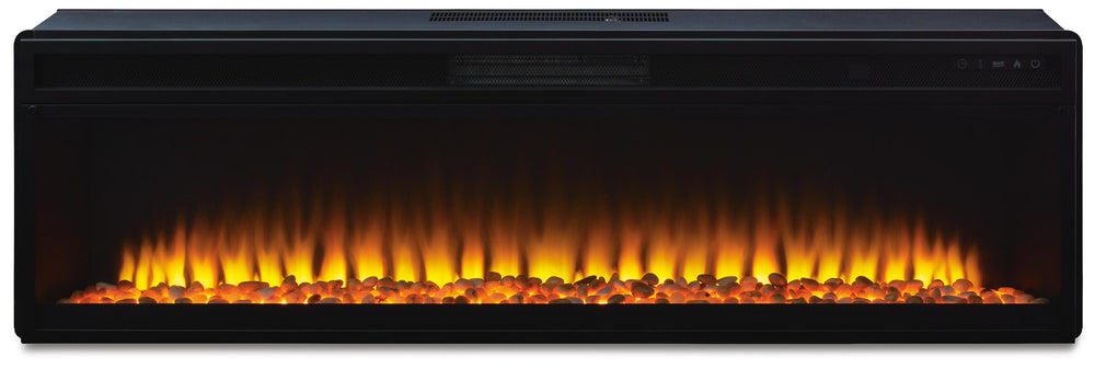 Entertainment Accessories Electric Fireplace Insert - Black (3)