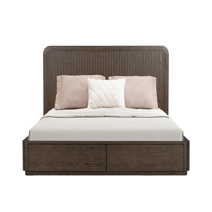 Athens Queen Panel Storage Bed
