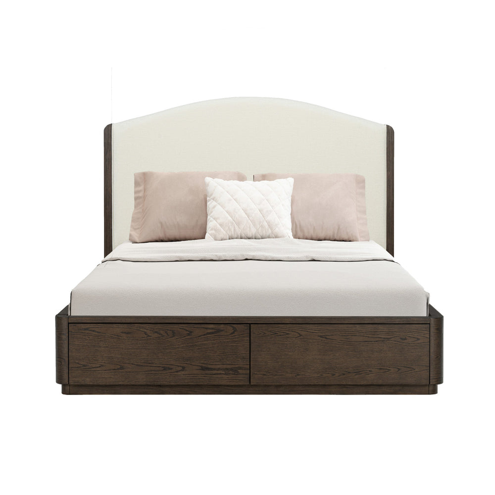 Athens Queen Upholstered Storage Bed