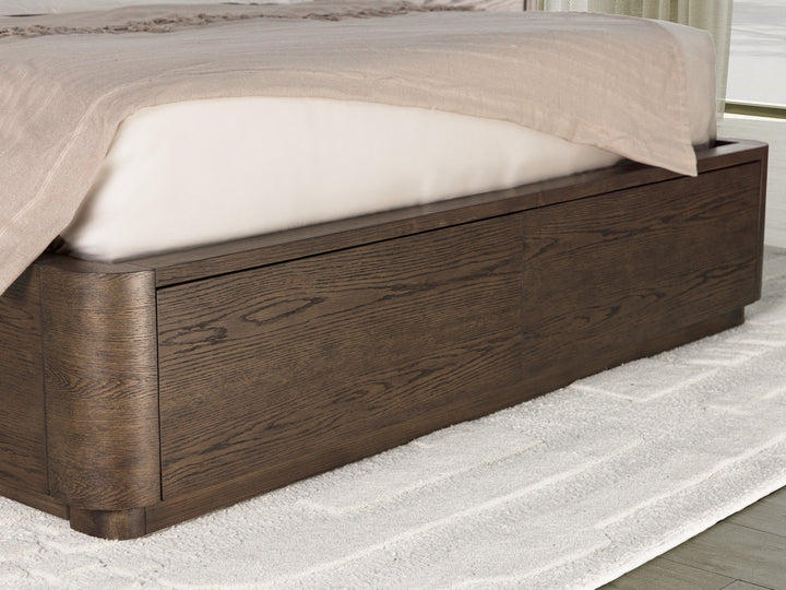 Athens Queen Upholstered Storage Bed