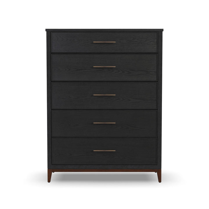 Waterfall Black Drawer Chest
