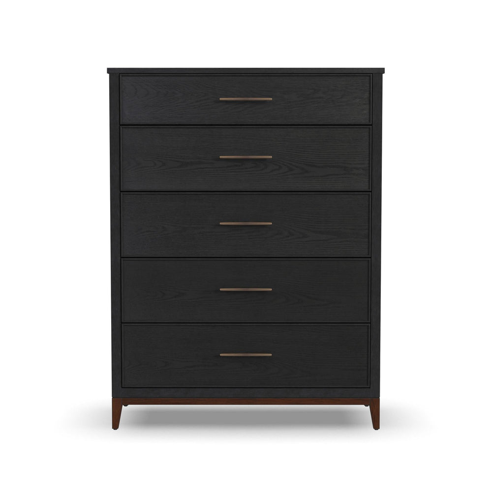 Waterfall Black Drawer Chest
