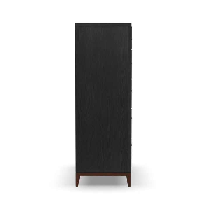 Waterfall Black Drawer Chest