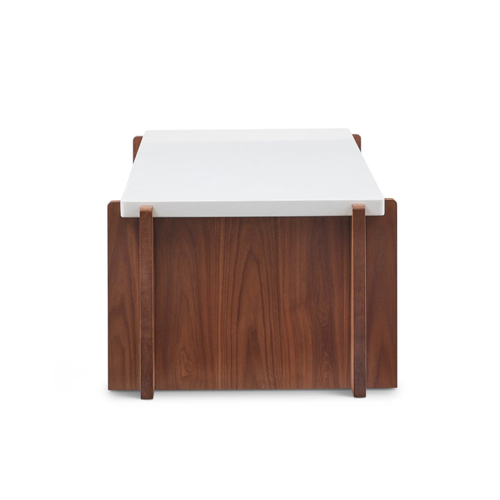 Lincoln Rectangular Coffee Table with Casters