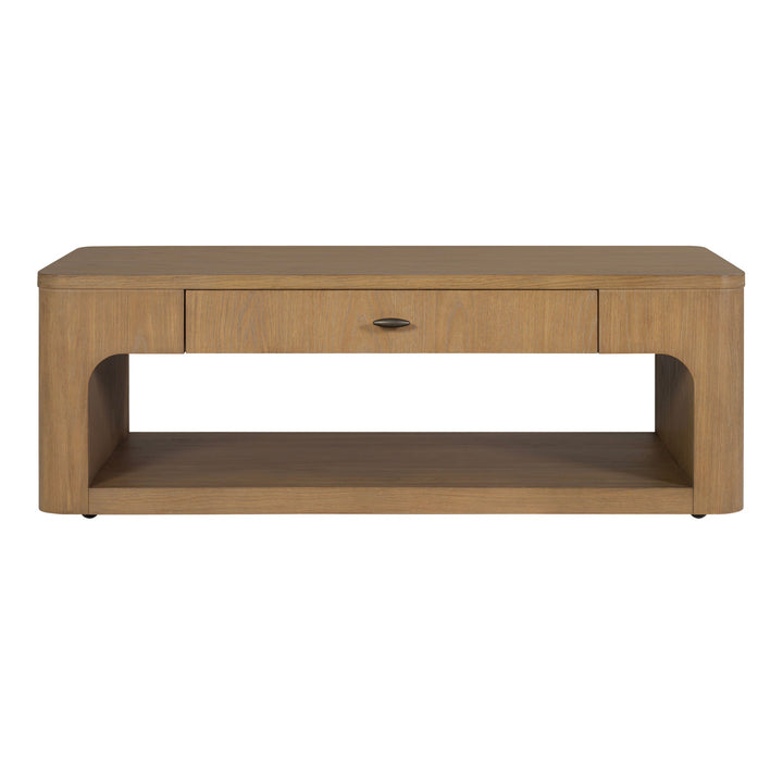 Normandy Brown Rectangular Coffee Table