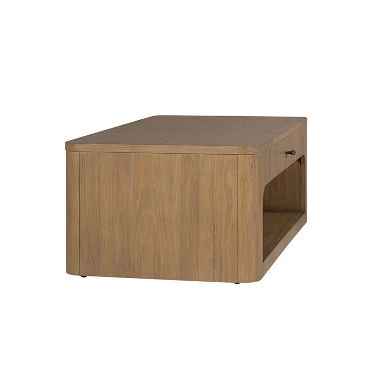 Normandy Brown Rectangular Coffee Table