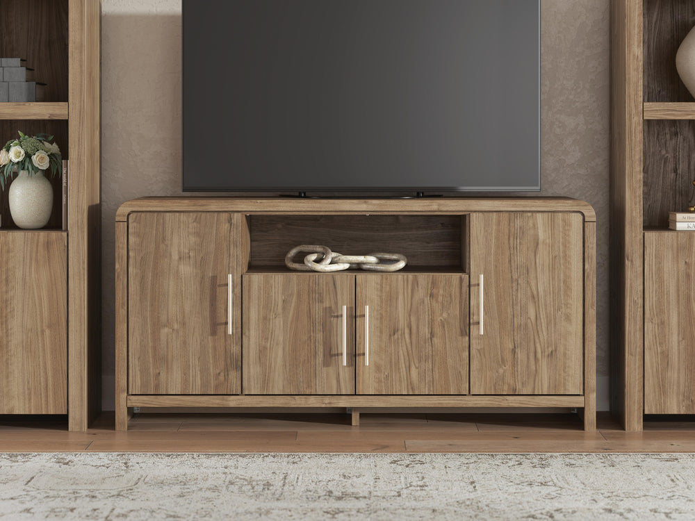 Dovander 63" TV Stand - Brown (11)