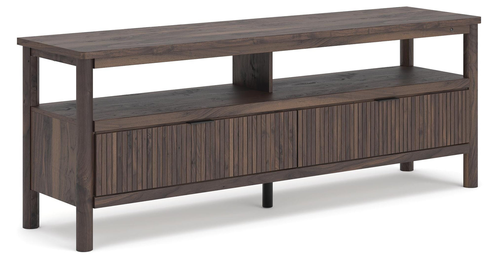 Cadmori 72" TV Stand - Dark Brown (1)