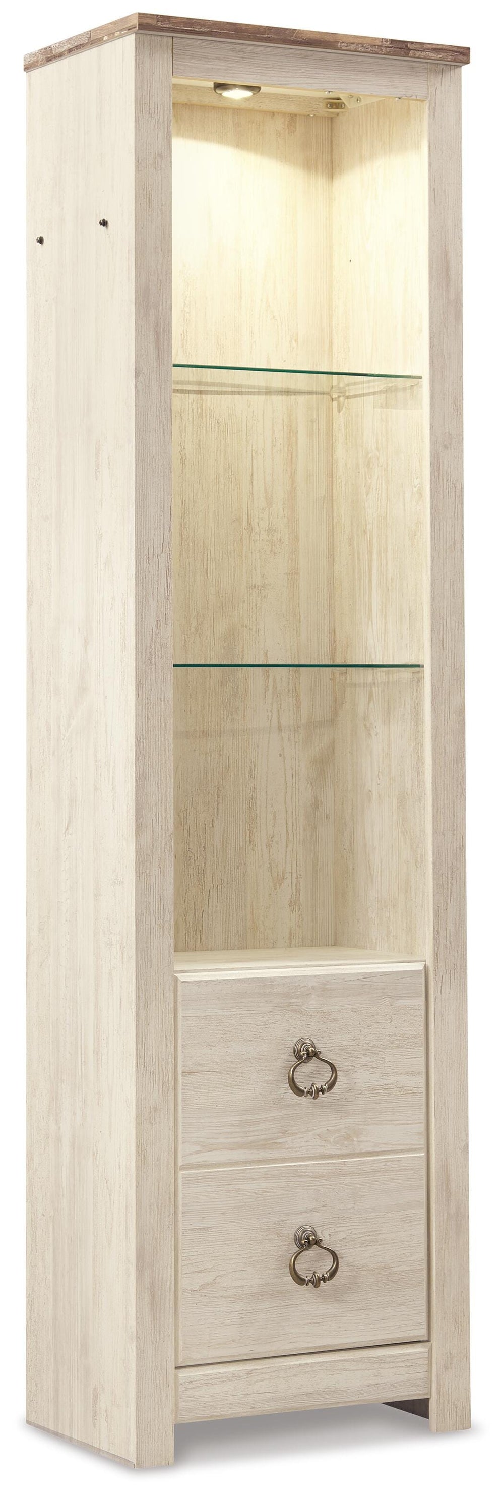 Willowton 3-Piece Entertainment Center - Beige (6)