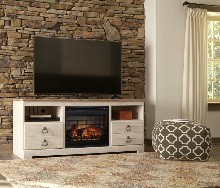 Willowton 64" TV Stand - Beige (4)