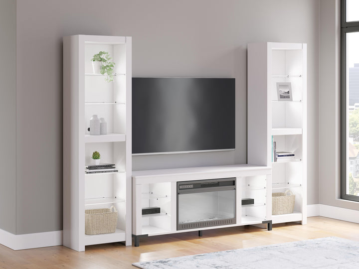 Brollevi 3-Piece Entertainment Center - White (11)