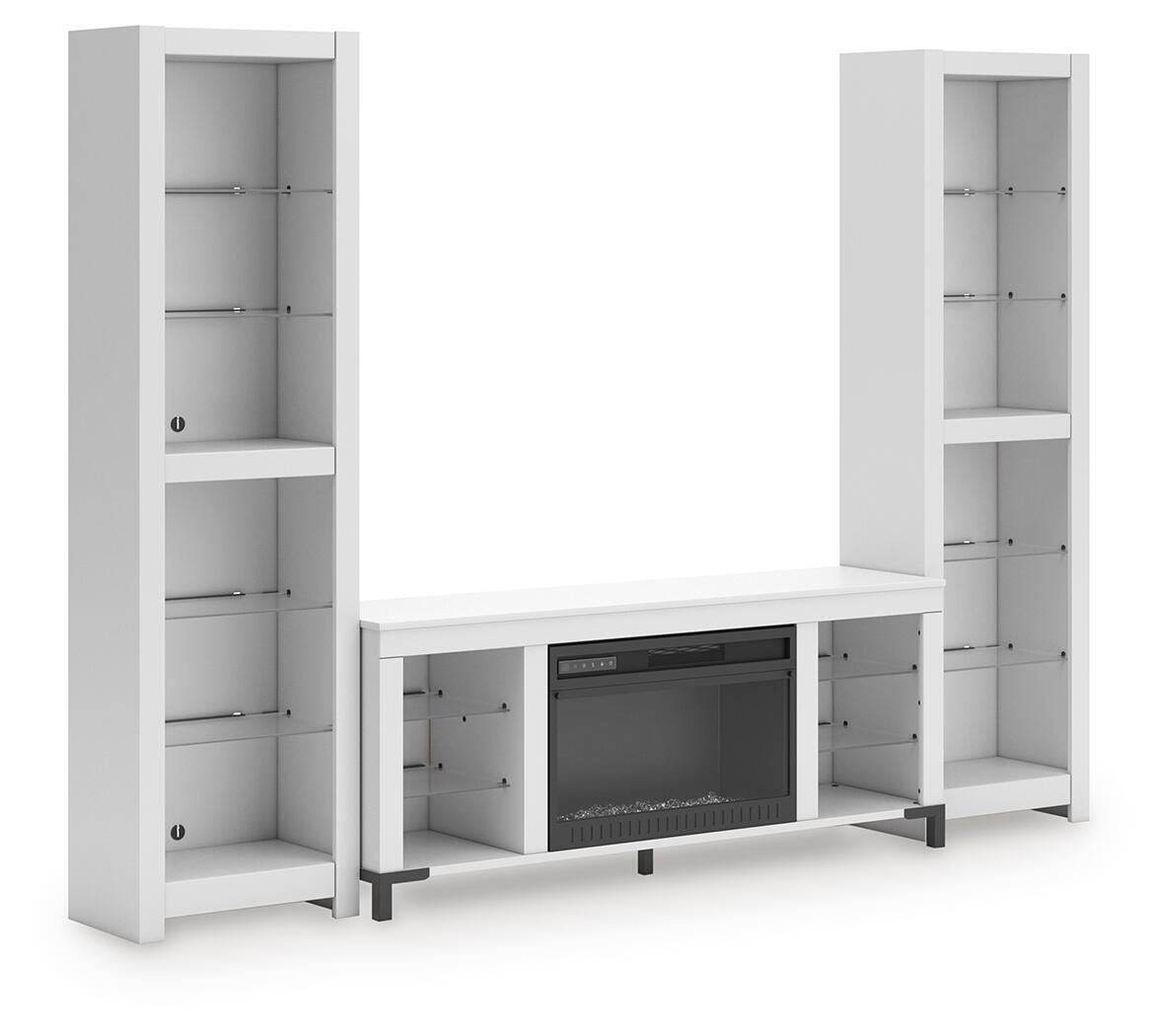 Brollevi 3-Piece Entertainment Center - White (1)