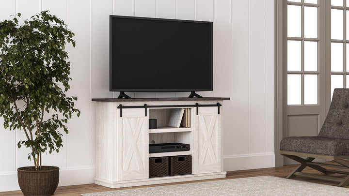 Dorrinson 54" TV Stand - White (9)