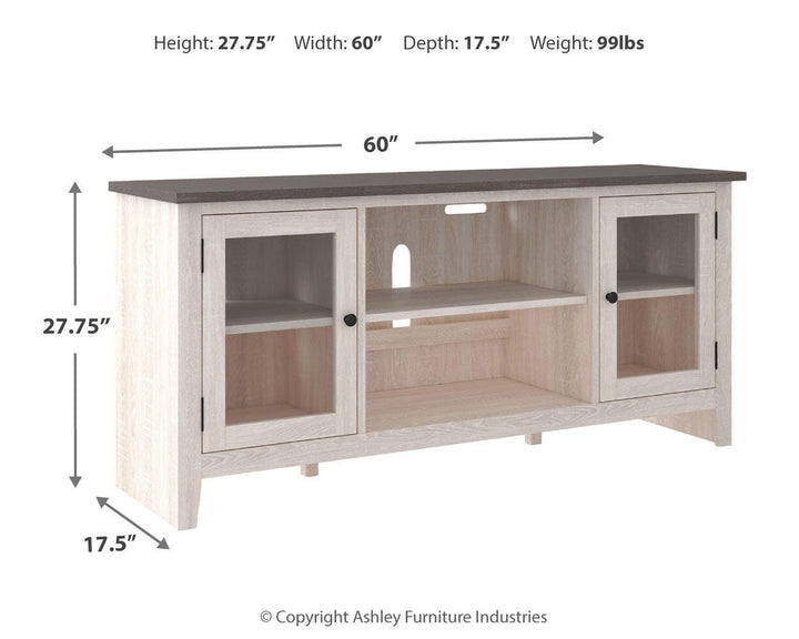Dorrinson 60" TV Stand - White (4)