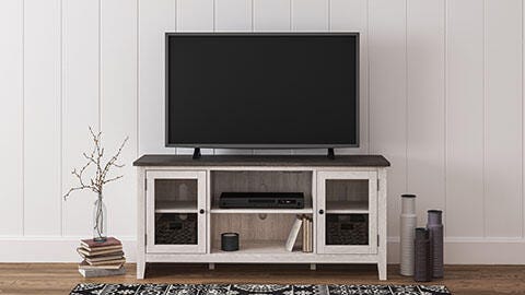 Dorrinson 60" TV Stand - White (2)