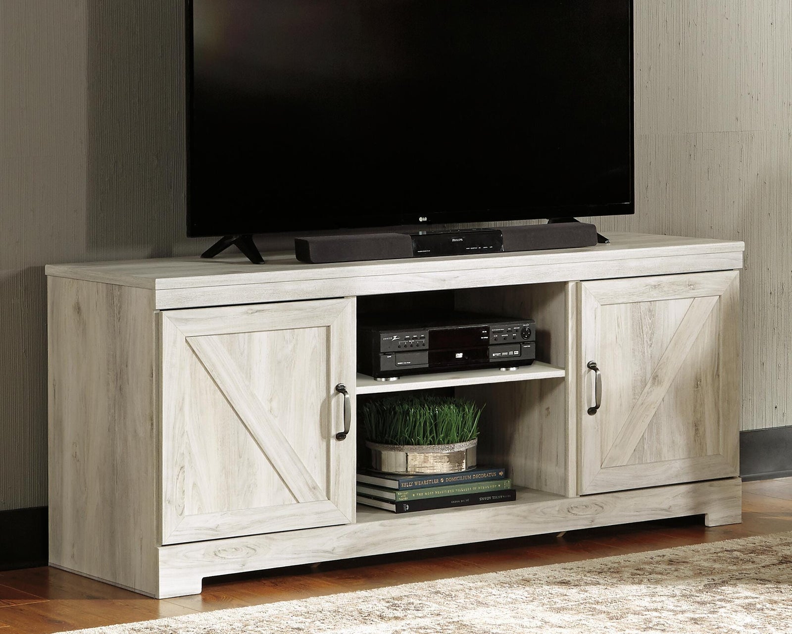 Bellaby 63" TV Stand - Beige (2)