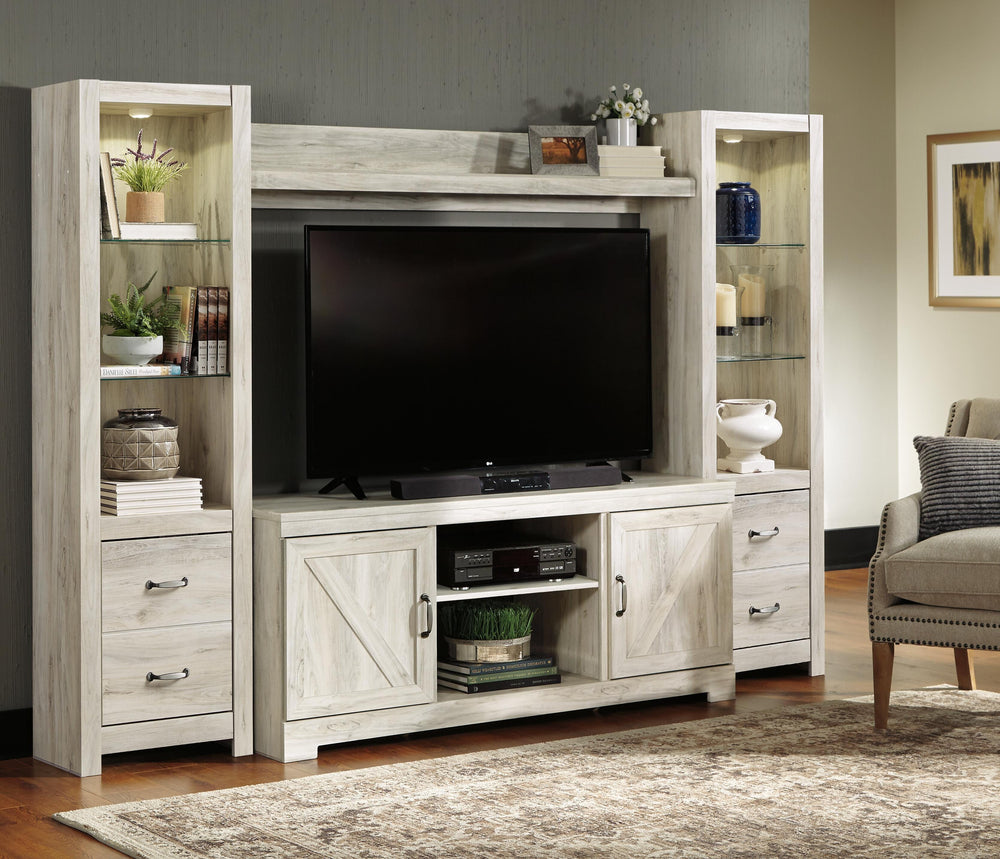 Bellaby 4-Piece Entertainment Center - Whitewash (7)
