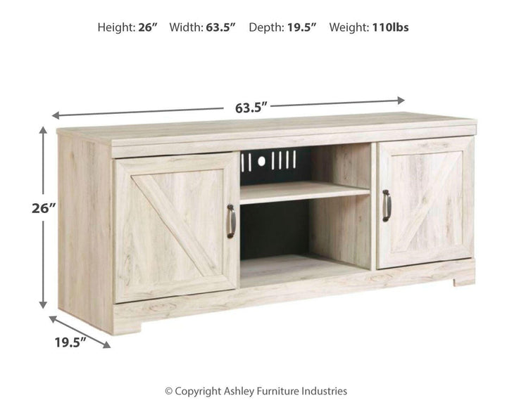Bellaby 63" TV Stand - Beige (4)