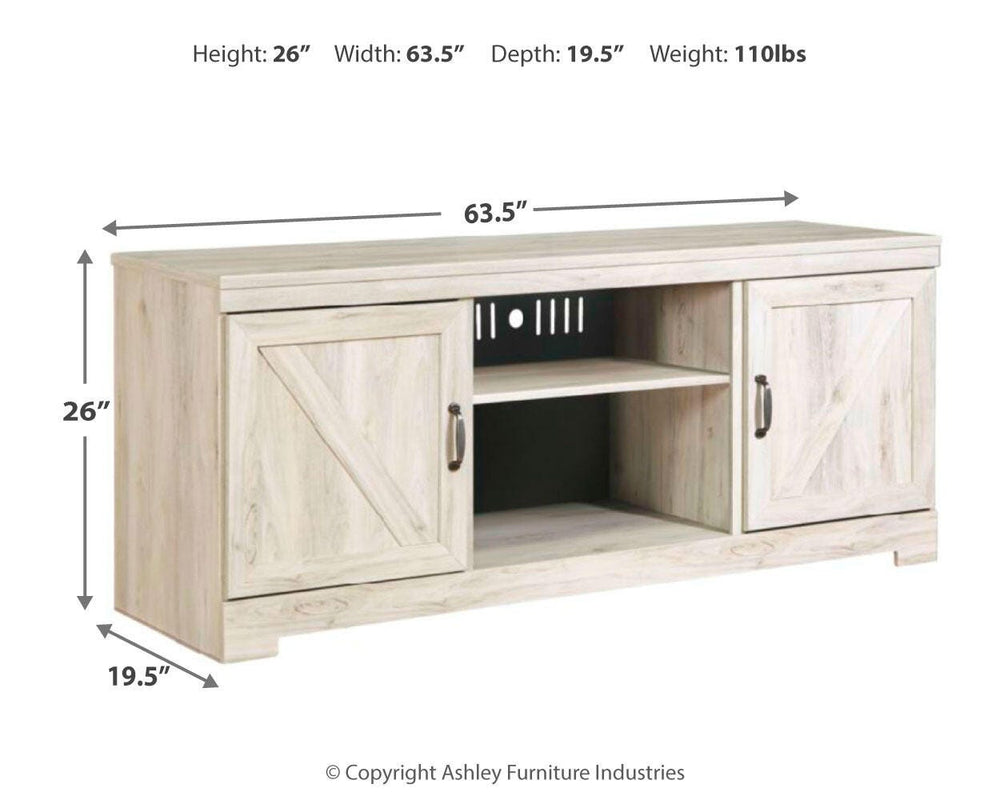 Bellaby 63" TV Stand - Beige (4)