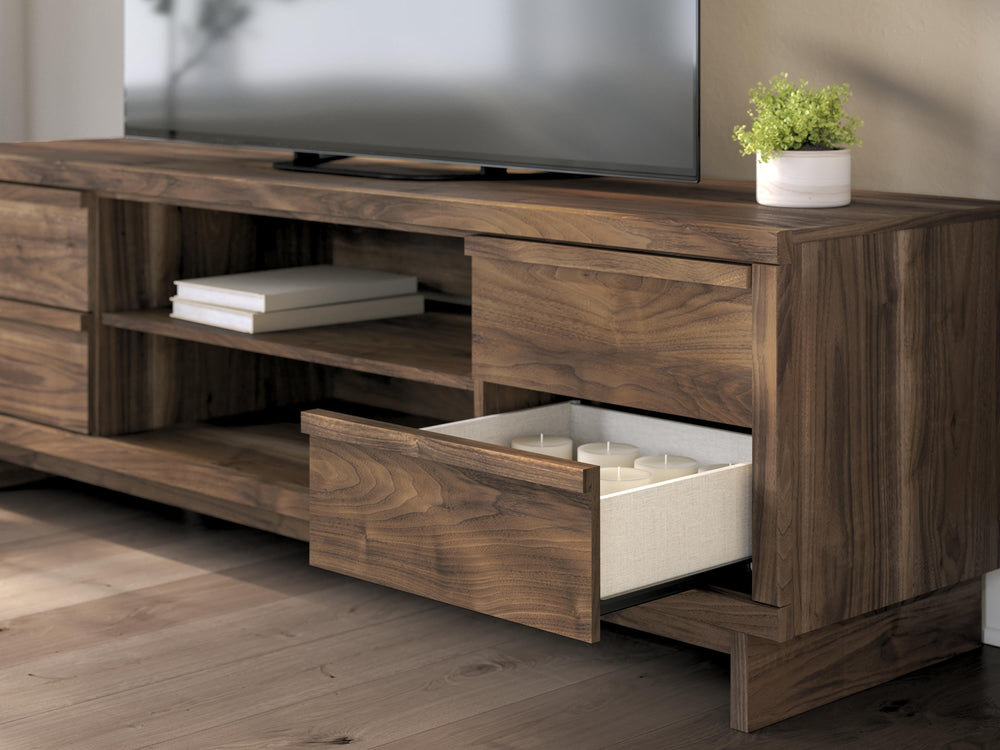 Zadilyn 72" TV Stand - Dark Brown (11)