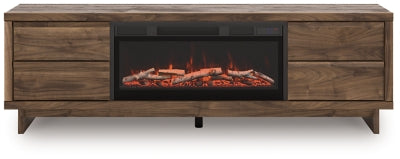 Zadilyn 72" TV Stand with Electric Fireplace