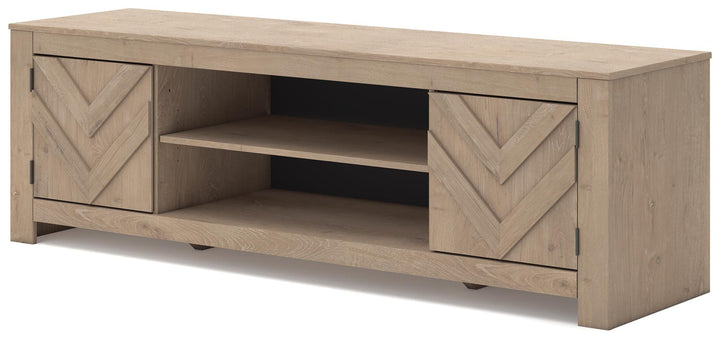 Cayboni 71" TV Stand - Beige (5)