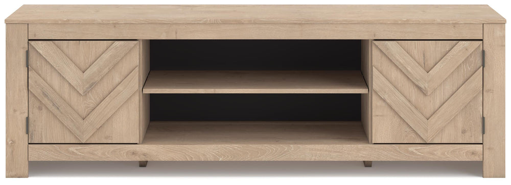 Cayboni 71" TV Stand - Beige (4)