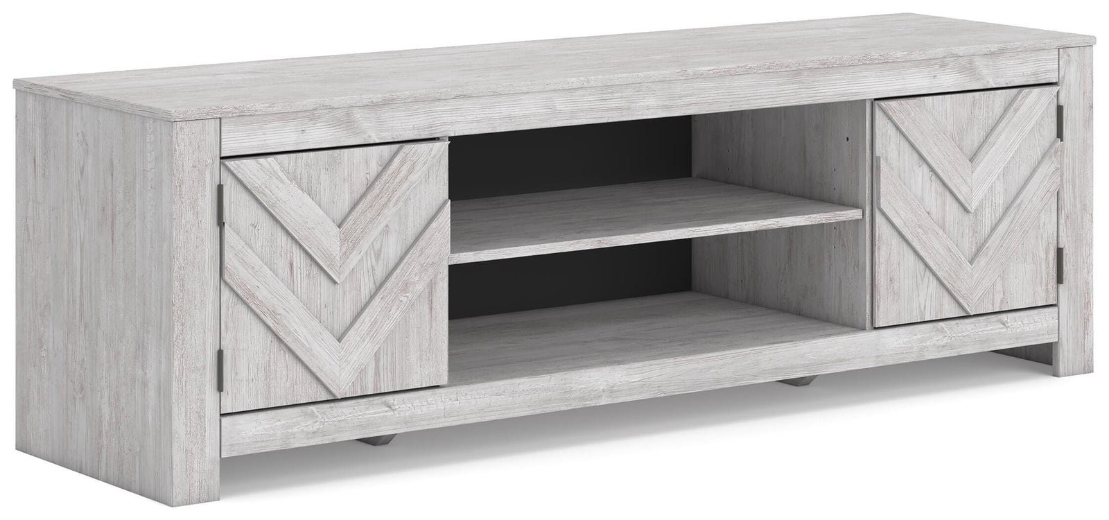 Cayboni 71" TV Stand - White (1)