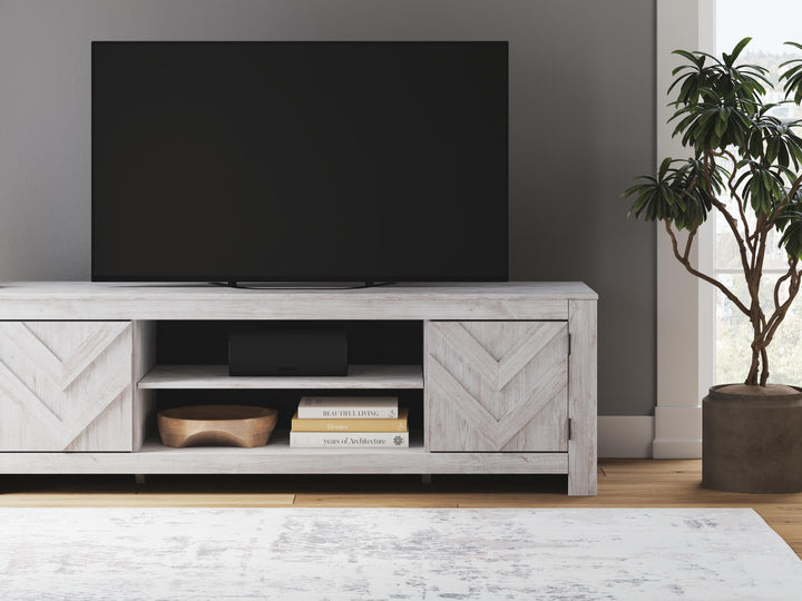 Cayboni 71" TV Stand - White (11)