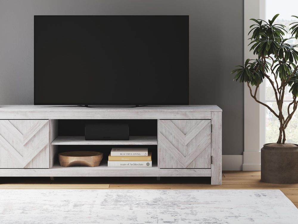 Cayboni 71" TV Stand - White (11)